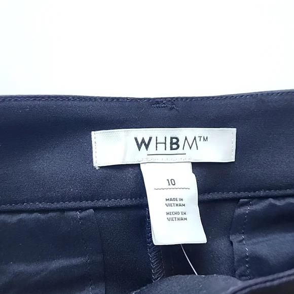 White House Black Market Women's Black10-Inch Bermuda Shorts Size 10 - Picture 5 of 6